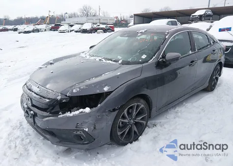 2019 Honda Civic Sport из США, поврежденный, VIN 2HGFC2F84KH547170